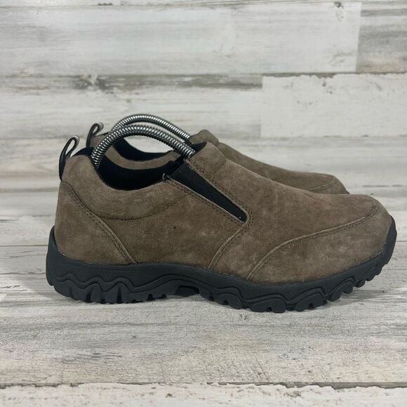 Duluth Trading Co. Mens Slip On Outdoor Shoes Slip Resistant Brown Size 8M‎ - Picture 1 of 9